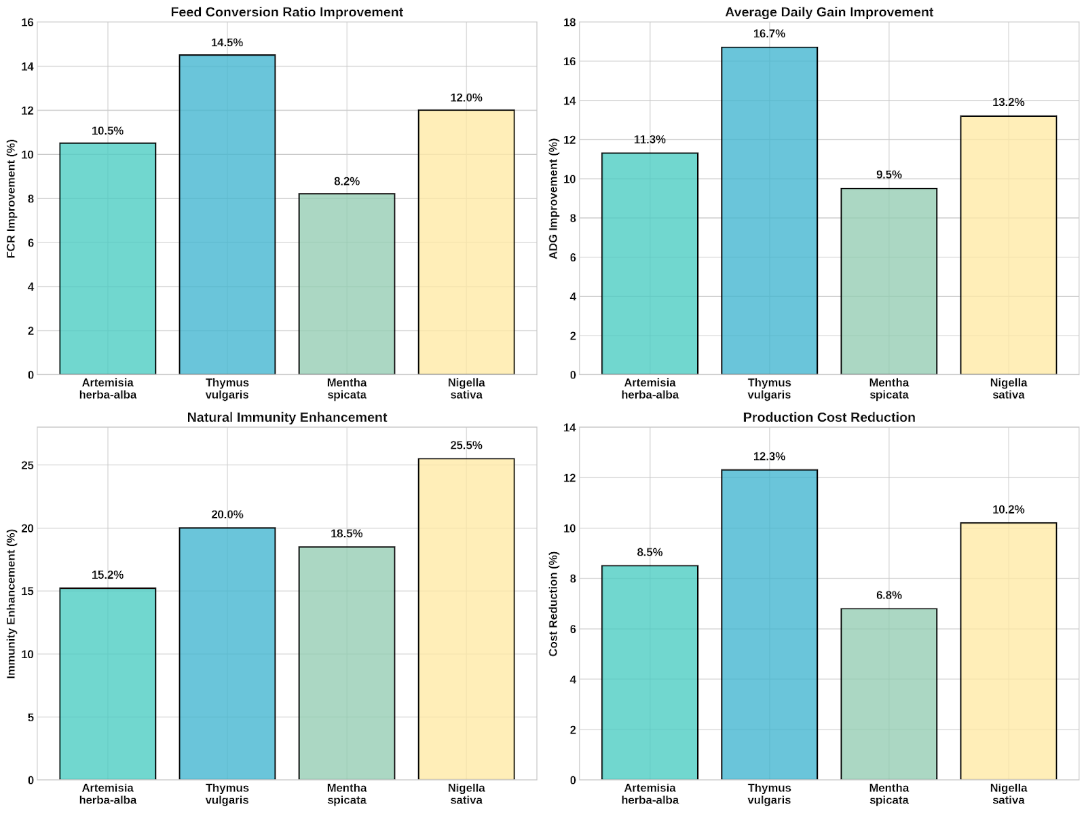 تأثير المكملات النباتية على الأداء