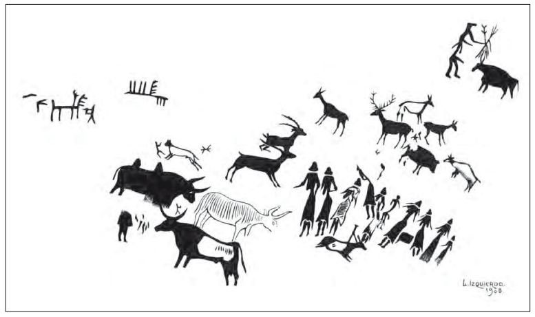 Une image contenant croquis, dessin, cheval, illustration

Le contenu généré par l’IA peut être incorrect.